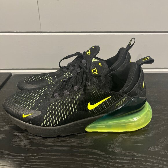 Nike Other - Nike Air Max 270 Black/Neon Yellow - Mens Size 11